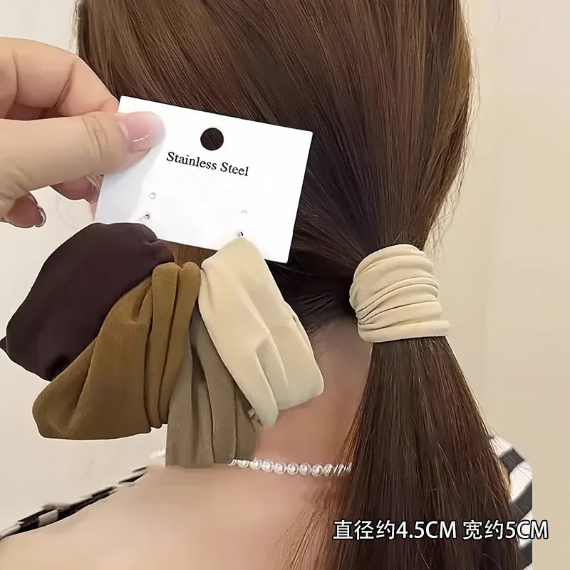 Elegant Satin Hair Scrunchies